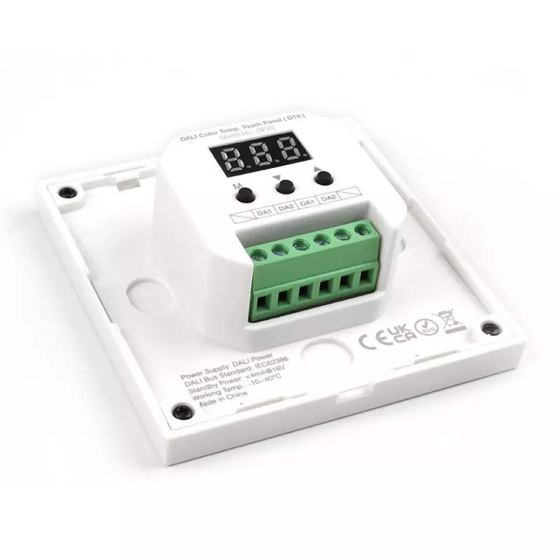 Miboxer LED Smart DALI panel táctil de temperatura de color DT8 (DP2S)
