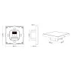 Miboxer LED Smart DALI panel táctil de temperatura de color DT8 (DP2S)