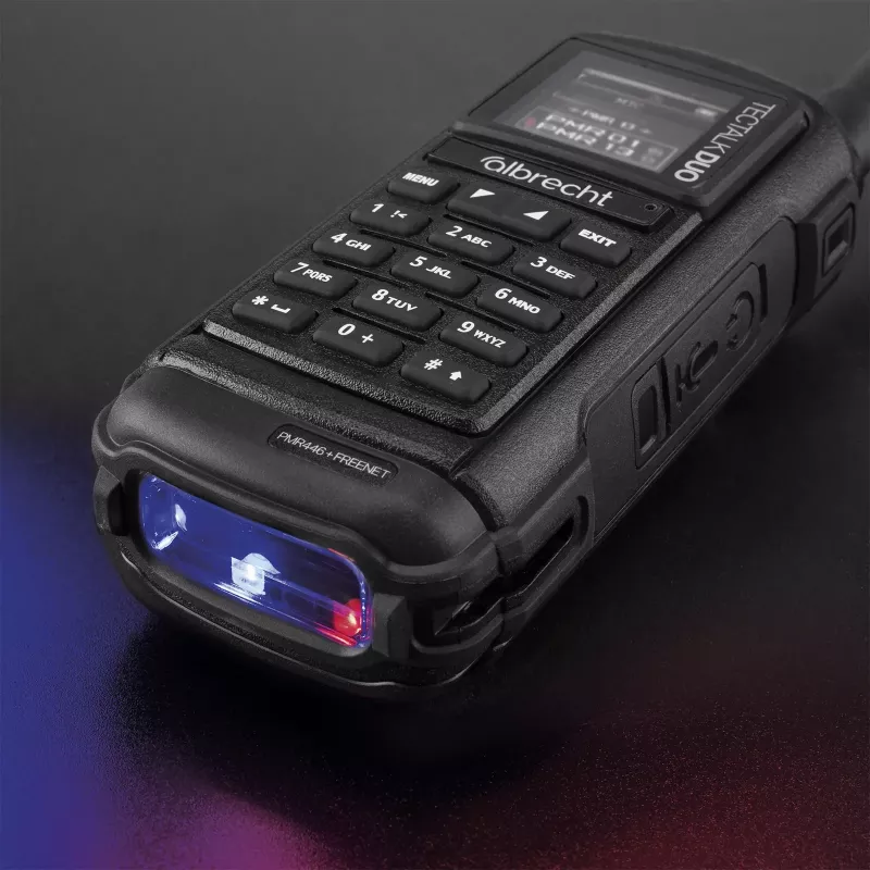 Albrecht Tectalk Duo PMR446 Freenet 1W set de walkie-talkies negro 29148