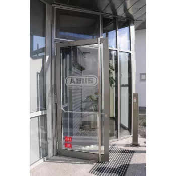 ABUS pegatina de advertencia de alarma con logo 74 x 52,5 mm (1 ud.) AU1423