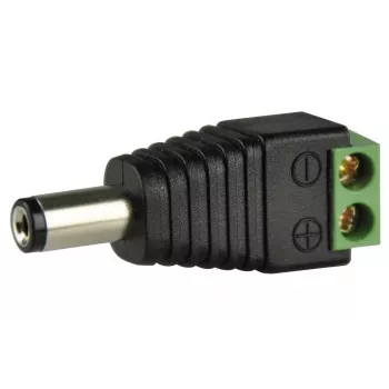 ABUS TVAC35800 cable adaptador de alimentación - bloque de terminales de tornillo a conector macho DC de 5,5 x 2,1 mm