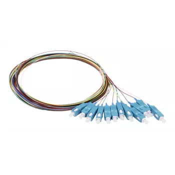 SYNERGY21 SC pigtail de fibra óptica monomodo OS2, 9/125µm, G.657.A2, 2m, pack de 12, colores S215686V1