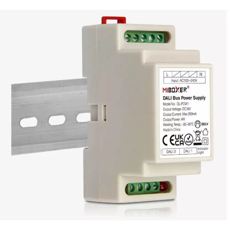 Miboxer Synergy 21 alimentación de bus LED DALI carril DIN (DL-POW1)