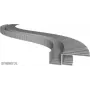 SYNERGY21 S21-LED-PR00002 perfil LED 200cm, acero galvanizado TYP-A Flex