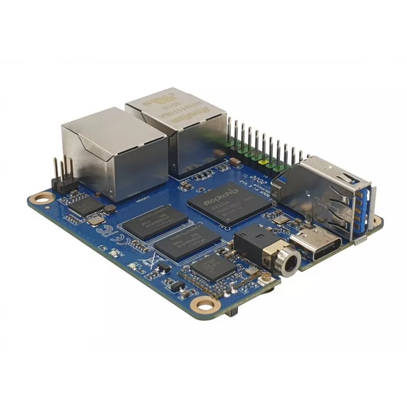 ALLNET Rock Pi E D4W1 placa dual Ethernet RK3328 512MB RAM 802.11 a/b/g/n, 2,4G (RS309-D4W1)