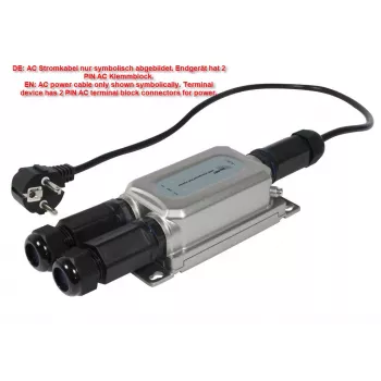 ALLNET Inyector PoE Outdoor IP67 IEEE 802.3bt 60W carcasa metálica ALL-PI2013Ov2BT60