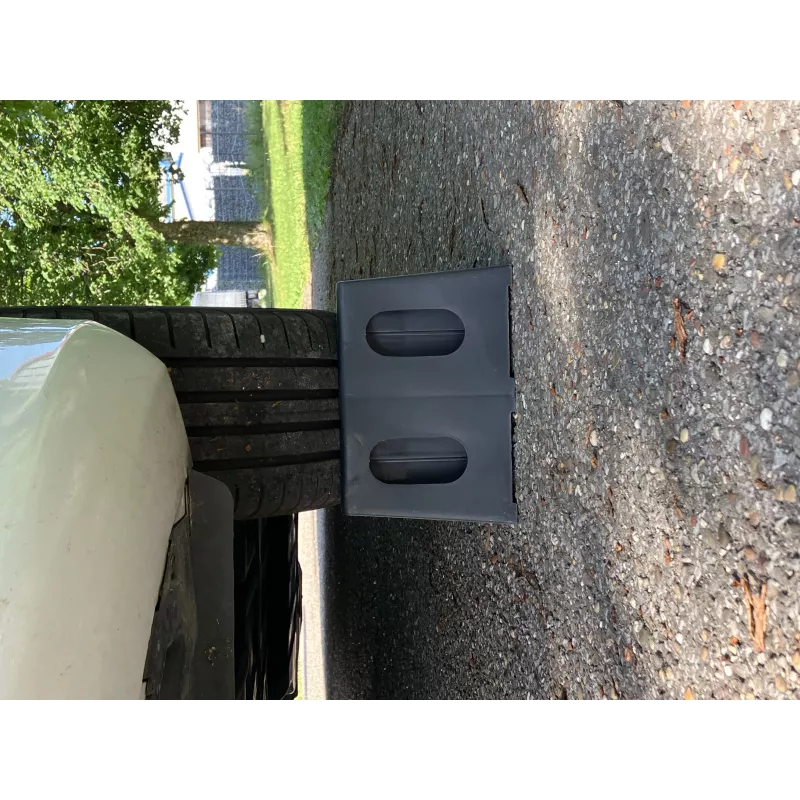 IWH Par de rampas de acceso de 3 toneladas, 155 mm de elevación, acero, antideslizante, anchura máx. de neumático 240 mm 020871