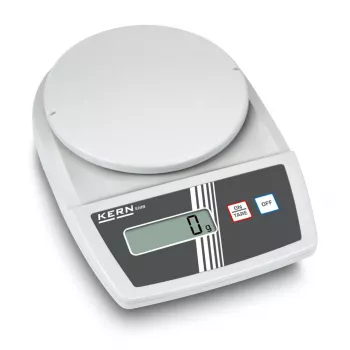 KERN EMB 5.2K1 Balanza de correspondencia, 5,2 kg de capacidad, 1 g de legibilidad, funcionamiento con red/batería