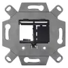 RUTENBECK KMK-MA Up Adaptador de comunicación, empotrar, negro 17000065