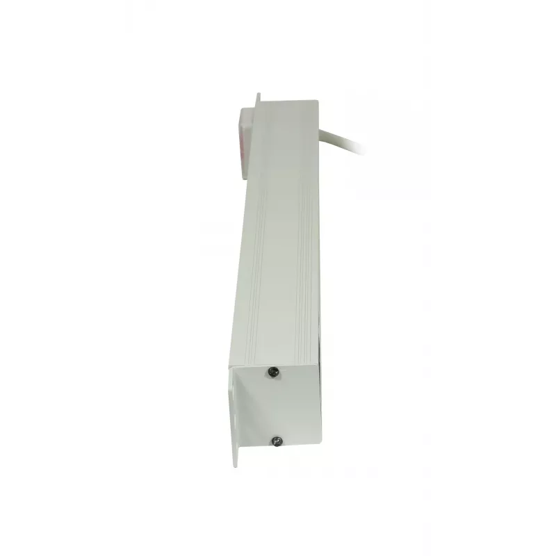 SYNERGY21 ALLNET Regleta de enchufes para rack de 19 pulgadas 9 tomas Schuko con interruptor, gris claro S215392V4