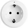 SYNERGY21 MODULRAIL Módulo de enchufe tipo F blanco (Schuko) 16A 250V S21-MR016