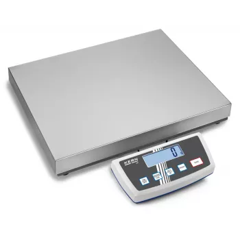 KERN DE 35K5DL Balanza de plataforma de doble rango 35 kg / 5 g|10 g, plato de acero inoxidable