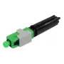 SYNERGY21 S215668 Conector de fibra óptica monomodo SC/APC instalable en campo para cable de 0,9mm