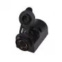IWH toma DIN de superficie 12/24V 16A negra 019009