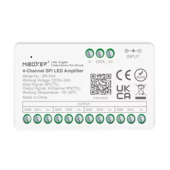 Synergy 21 controlador LED Pixel serie SPI amplificador/repetidor de 4 canales (SPI-PA4)