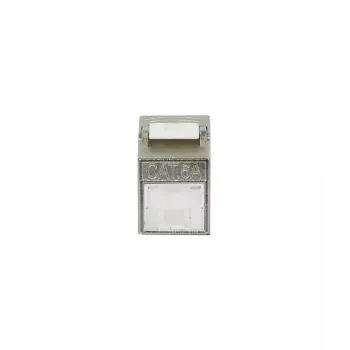 SYNERGY21 S216338V2 Jack Keystone CAT6A blindado, sin herramientas, Slim-line, RJ45, 500 MHz