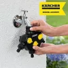 Kärcher 2.645-200.0 distribuidor de 3 vías 60 mm manguera de aspiración con válvula antirretorno
