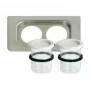 EMAG set de almacenamiento de alimentos 4,0L con 2 recipientes de vidrio de 0,6L