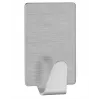 tesa gancho permanente rectangular S metal, cromo, autoadhesivo, 1,5 kg, 1 unidad 66612-00000-00