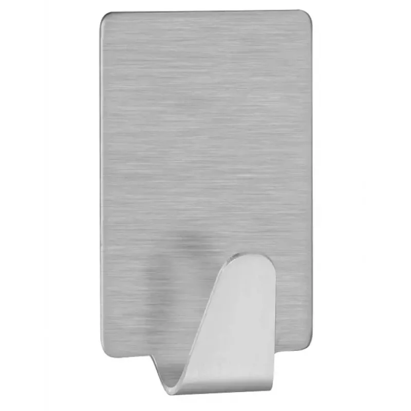 tesa gancho permanente rectangular S metal, cromo, autoadhesivo, 1,5 kg, 1 unidad 66612-00000-00