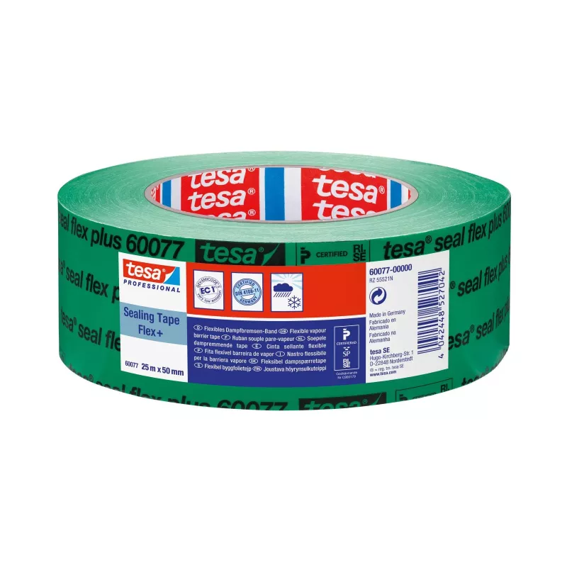 Tesa 60077 cinta de montaje de doble cara 25 m x 50 mm blanca espuma de PE