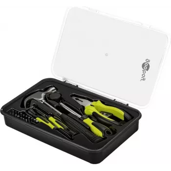 GOOBAY TOOLS 77845 set de herramientas starter de 26 piezas en caja de almacenamiento