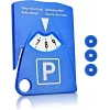 IWH 7417 disco horario manual con rascador de hielo y ficha para carrito de la compra, azul, 153 x 100 x 4 mm