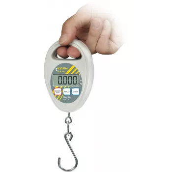 KERN HDB 5K5N balanza colgante digital, 5 kg de capacidad, 5 g de legibilidad
