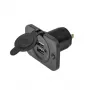 IWH Toma empotrable doble USB 12/24V 2,1A 2x USB-A negra 019006