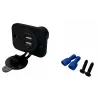 IWH Toma empotrable doble USB 12/24V 2,1A 2x USB-A negra 019006