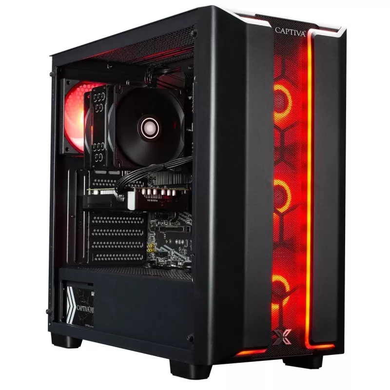 Captiva Advanced Gaming R98-898 PC de sobremesa (Ryzen 7 9700X, RTX 5060 Ti 8GB, 16GB DDR5, 1TB SSD, Windows 11 Home)