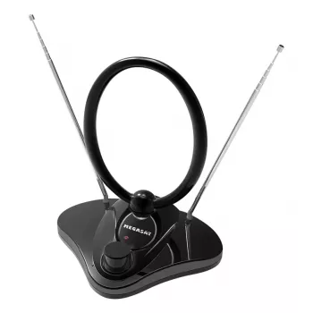 MEGASAT DVBT30V2 antena de interior activa 28dB DVB-T2 DAB+ con filtro LTE 200218