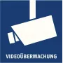 ABUS AU1500 pegatina de advertencia de videovigilancia 90 x 90 mm