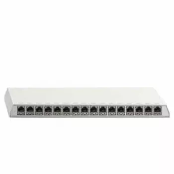 Rutenbeck panel de parcheo PP-Cat.6A 24 puertos apantallado 1U 23611116