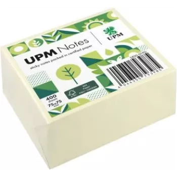 UPM Notes notas adhesivas 5820-01PG 75x75mm 400 hojas amarillo
