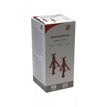 IWH Caballete plegable 2 toneladas, altura de trabajo 27,5 - 36,5 cm 10899