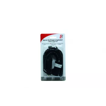 IWH Cable espiral alargador 12/24V 10A 3m conector macho a conector hembra de mechero 019001