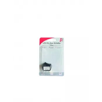 IWH Interruptor basculante azul 12V/24V 10A SPST ON-OFF iluminado montaje en panel 19028