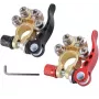IWH 019056 Conector rápido de batería, pinza de resorte positiva y negativa, cierre rápido, con perno, 1 par