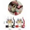 IWH 019056 Conector rápido de batería, pinza de resorte positiva y negativa, cierre rápido, con perno, 1 par