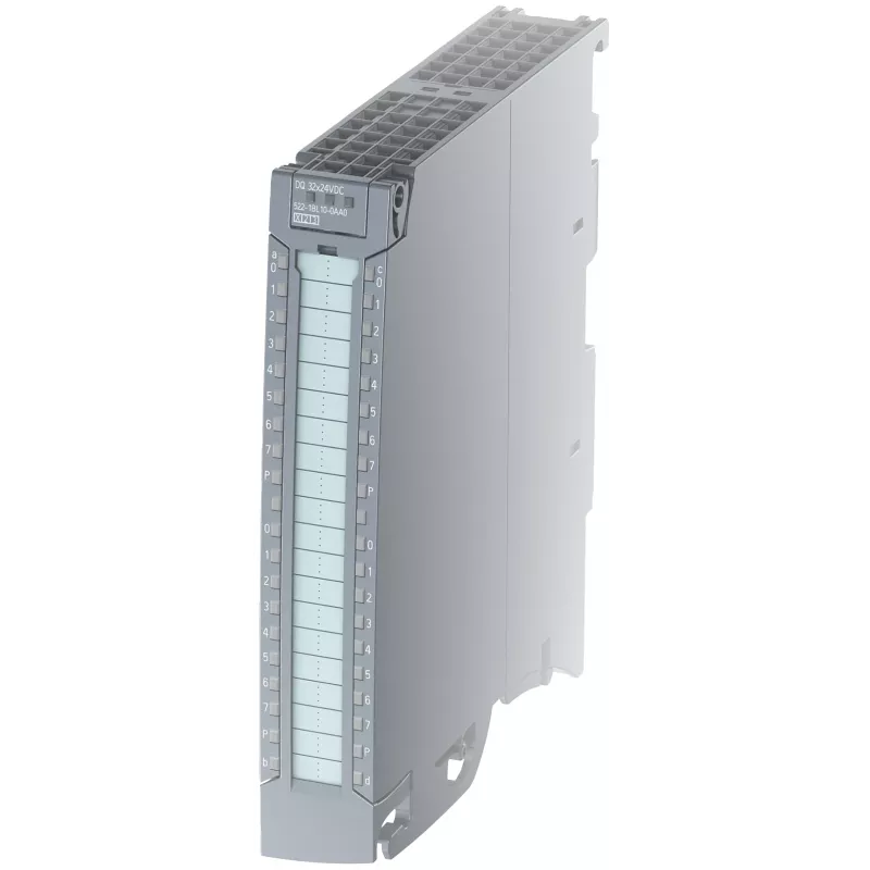 Siemens SIMATIC S7-1500 Módulo de salidas digitales DQ 32x24VDC/0,5A, 32 canales, sourcing (PNP), conector frontal push-in, diagnóstico | 6ES75221BL100AA0