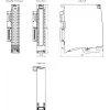 Siemens SIMATIC S7-1500 Módulo de salidas digitales DQ 32x24VDC/0,5A, 32 canales, sourcing (PNP), conector frontal push-in, diagnóstico | 6ES75221BL100AA0