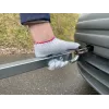 IWH 019800 Barra de remolque para coche, plegable en 3 piezas, 2500 kg de capacidad, amarilla