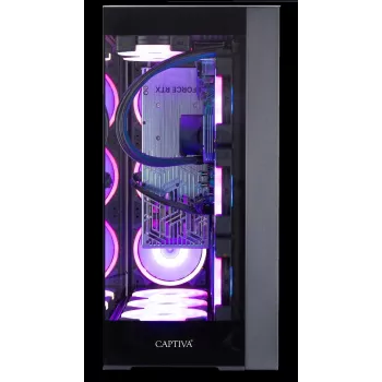 Captiva Highend Gaming R99-755 PC de sobremesa - AMD Ryzen 9 9950X3D, Radeon RX 9070 XT 16GB, 64GB RAM, 2TB SSD, Windows 11 Home