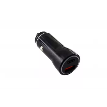 IWH cargador de coche Dual USB-C 2.1A negro 019053