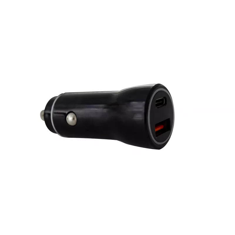 IWH cargador de coche Dual USB-C 2.1A negro 019053