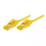TECLINE Dätwyler cable de red Cat 6a S/FTP, PiMF, amarillo, 3,0 m, 10 Gbit/s, libre de halógenos, conector Hirose TM31 78003Y