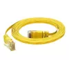 TECLINE Dätwyler cable de red Cat 6a S/FTP, PiMF, amarillo, 3,0 m, 10 Gbit/s, libre de halógenos, conector Hirose TM31 78003Y