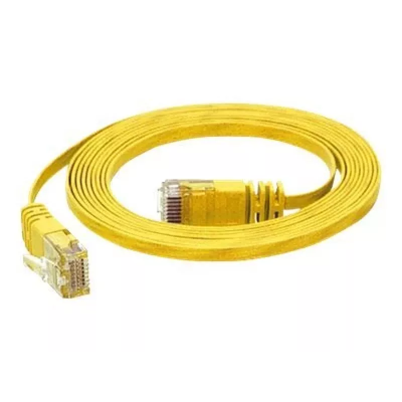 TECLINE Dätwyler cable de red Cat 6a S/FTP, PiMF, amarillo, 3,0 m, 10 Gbit/s, libre de halógenos, conector Hirose TM31 78003Y