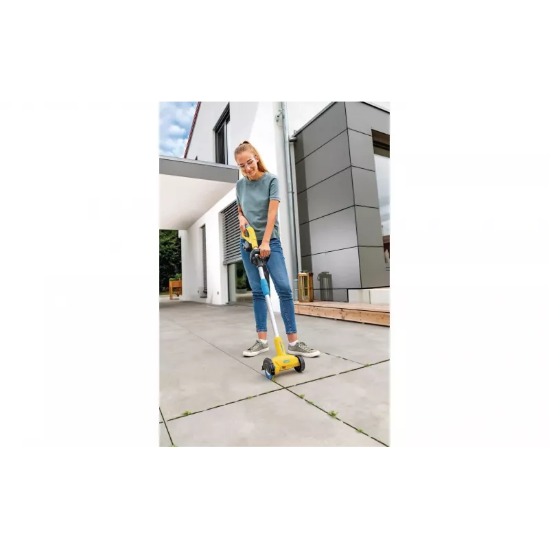Gloria Hogar y jardín WeedBrush Li-Ion Power4All 18V limpiador de juntas y cepillo para malas hierbas (000288.0000)